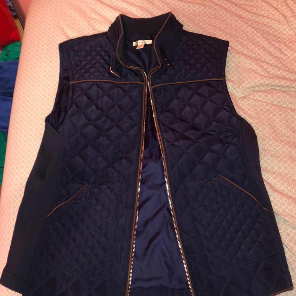 Navy vest